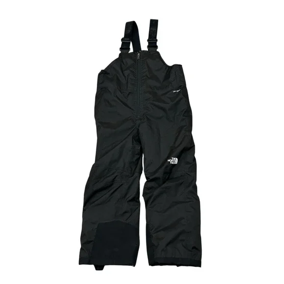 The North Face Dryvent Bib Overalls Kid's Size 6T Black Snow Winter - Picture 1 of 15
